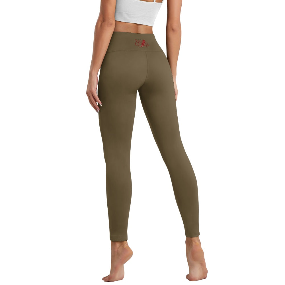 Legging femme – Tissu maillot de bain, respirant avec poches Luma Gorria vêtement  Legging femme avec poches Luma Gorria vêtement