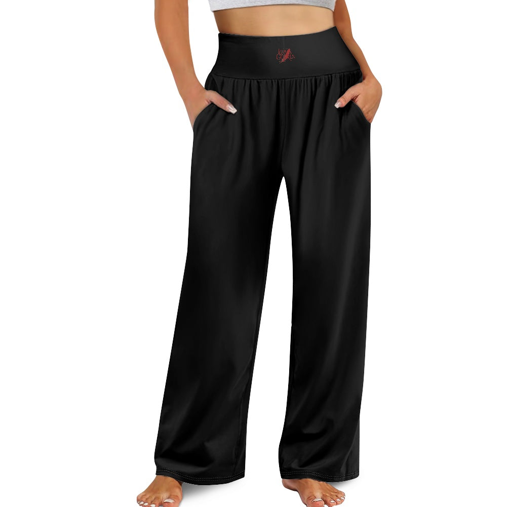 Pantalon large femme – Taille haute élastique et coupe fluide Luma Gorria vêtement 46.00 Pantalon homme Luma Gorria vêtement