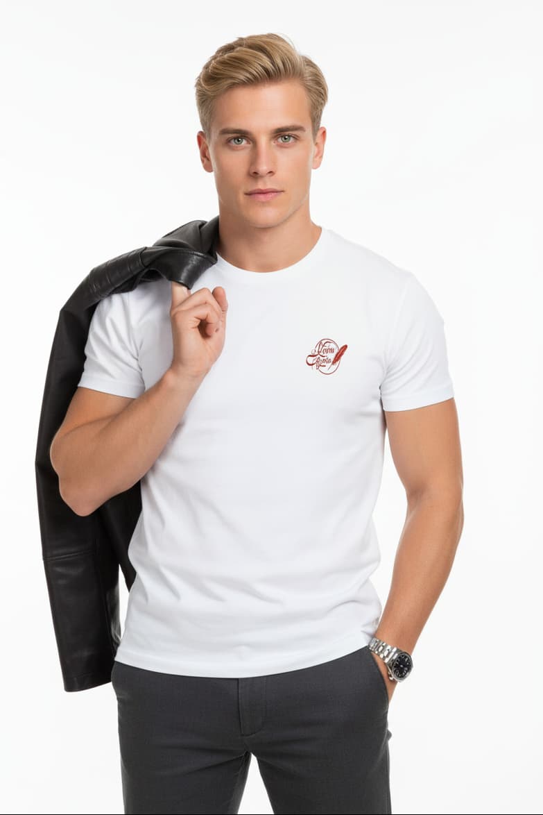 T-shirt homme 100 % polyester – Confort, style