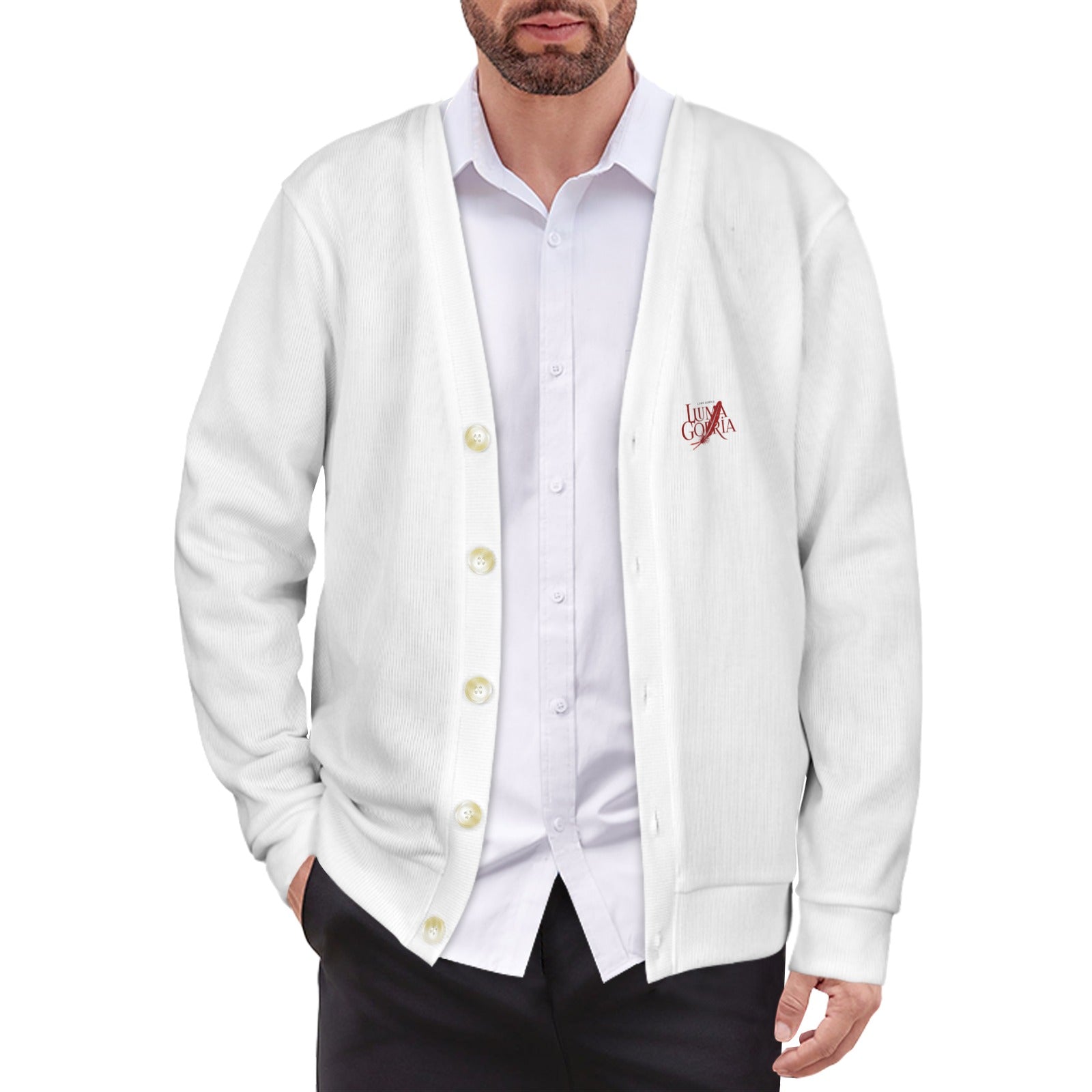 Cardigan homme – Col V, léger et élégant pour toutes occasions