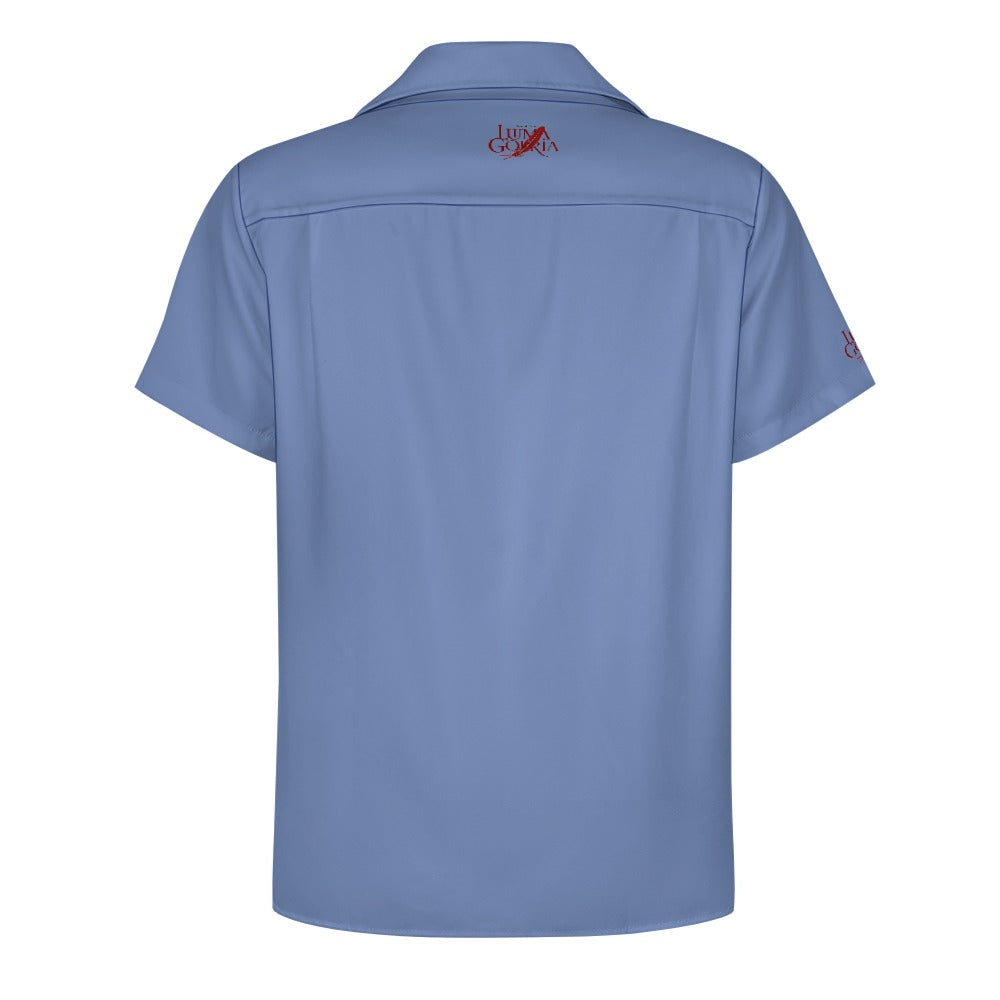 Cuban collar shirt Inkedjoy   Luma Gorria vêtement