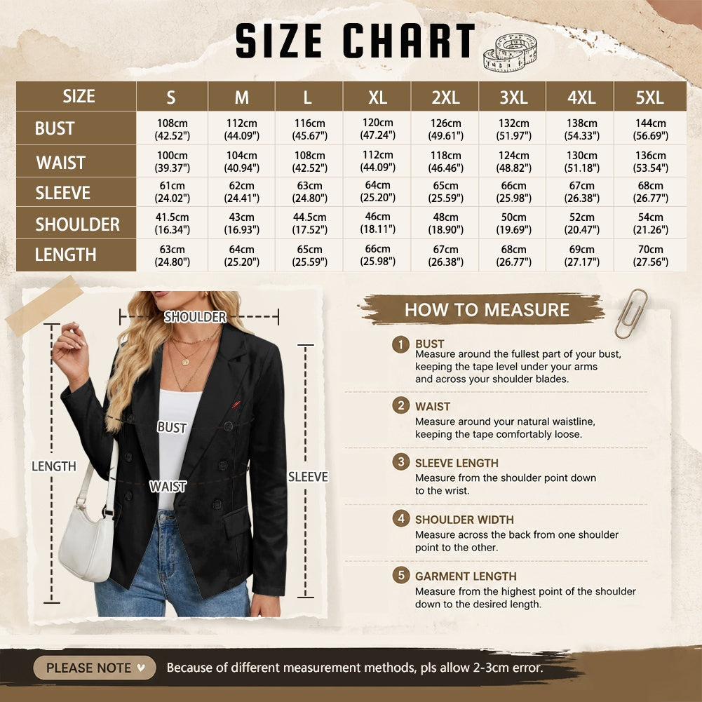 Blazer décontracté à deux poches pour femme – Élégance & style polyvalent