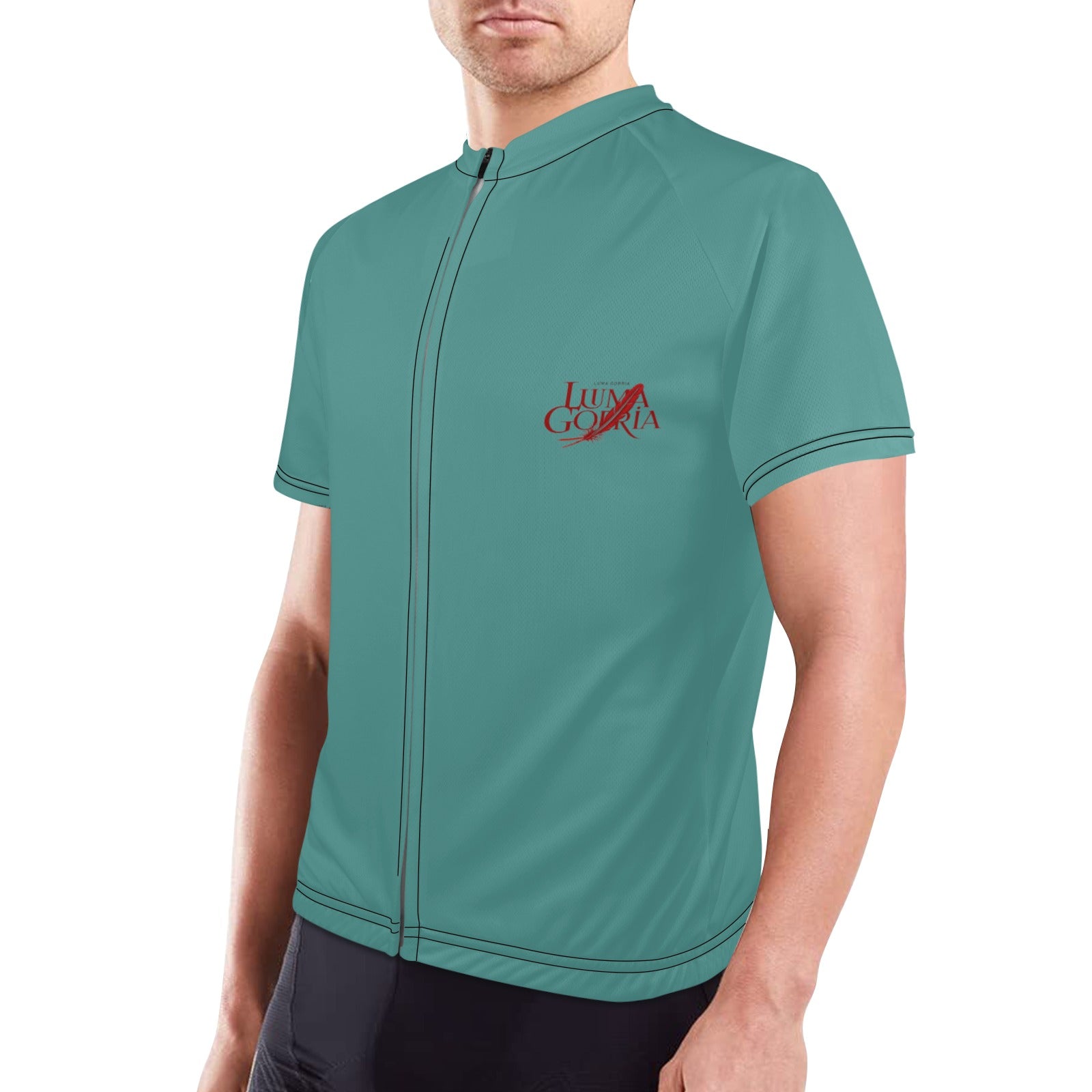 Maillot cyclisme homme – Respirant, poches arrière, bande réfléchissante