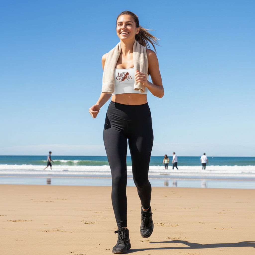 Brassière de sport femme respirante.