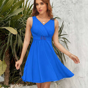 Robe sans manches col en V – Une pièce incontournable pour une élégance naturelle et un confort absolu Luma Gorria vêtement  Robe courte Luma Gorria vêtement