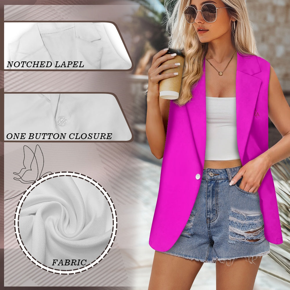 Gilet femme – Élégant, léger et confortable en polyester Luma Gorria vêtement  Gilet femme Luma Gorria vêtement