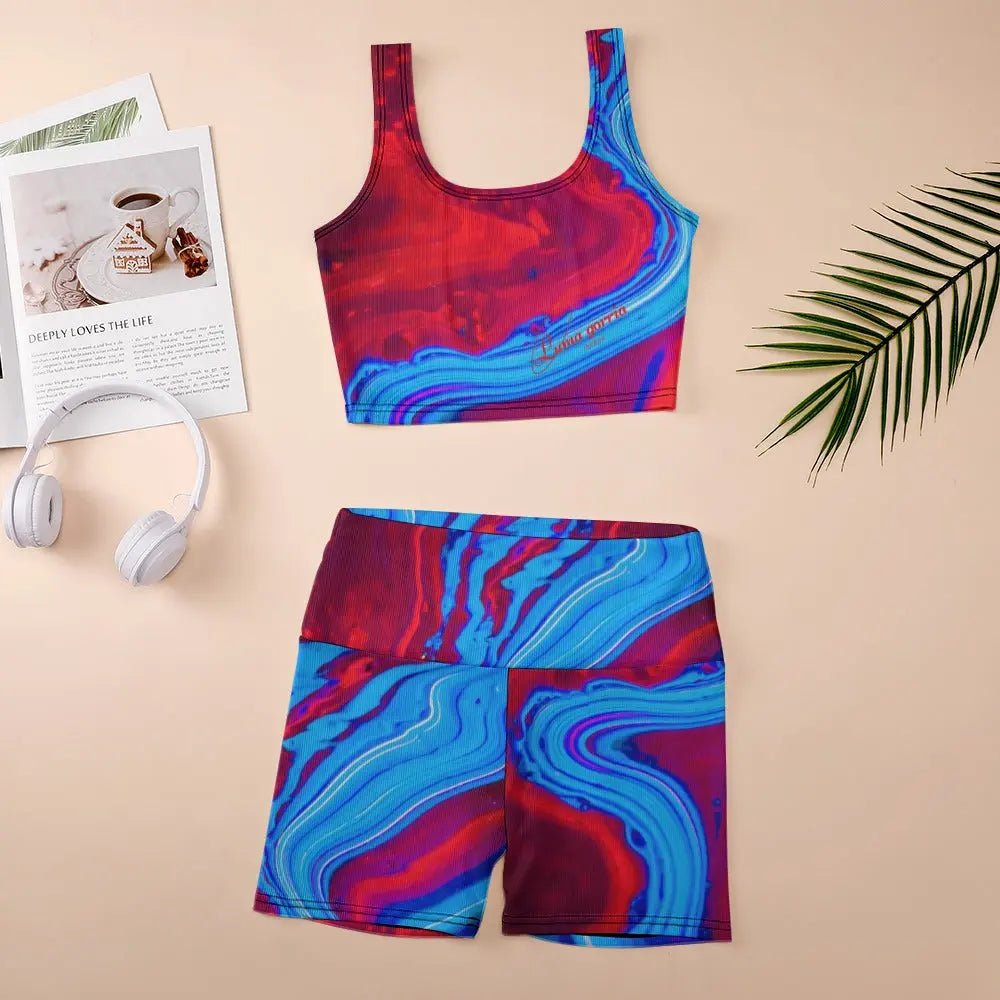 Ensemble Sport Femme Brassière & Legging – Tenue Active Fit " KATALYA". - Luma Gorria vêtement