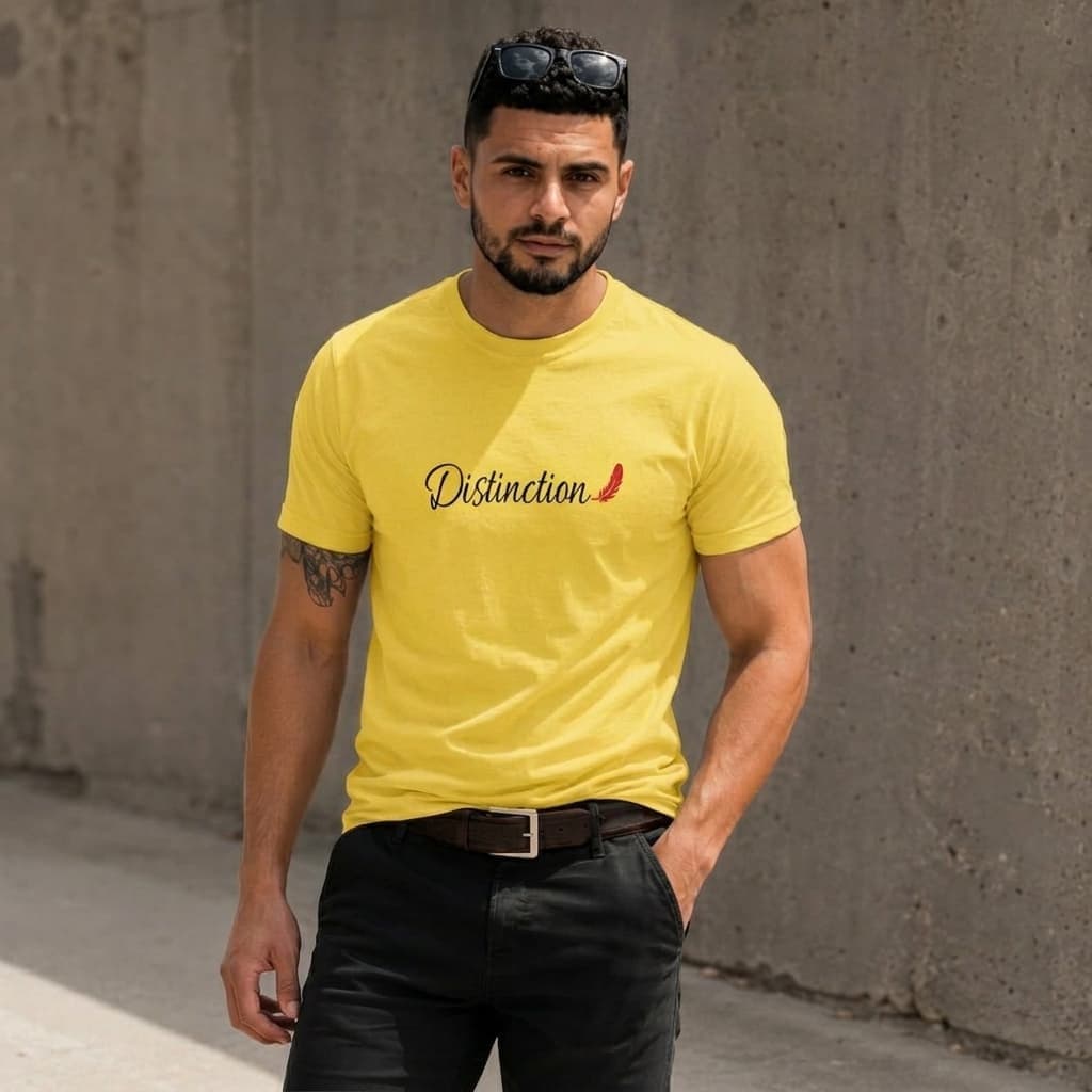 T-shirt homme avec message positif – Style affirmé & confort premium