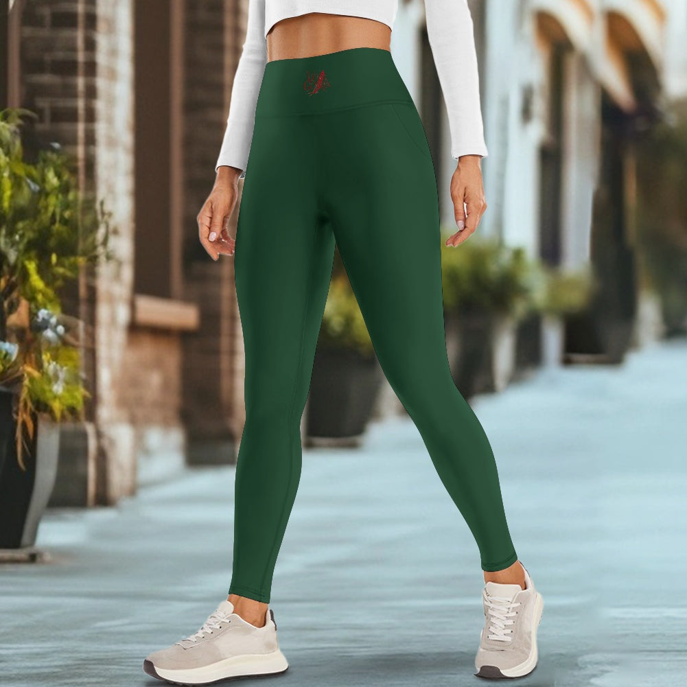 Legging femme – Tissu maillot de bain, respirant avec poches Luma Gorria vêtement  Legging femme avec poches Luma Gorria vêtement