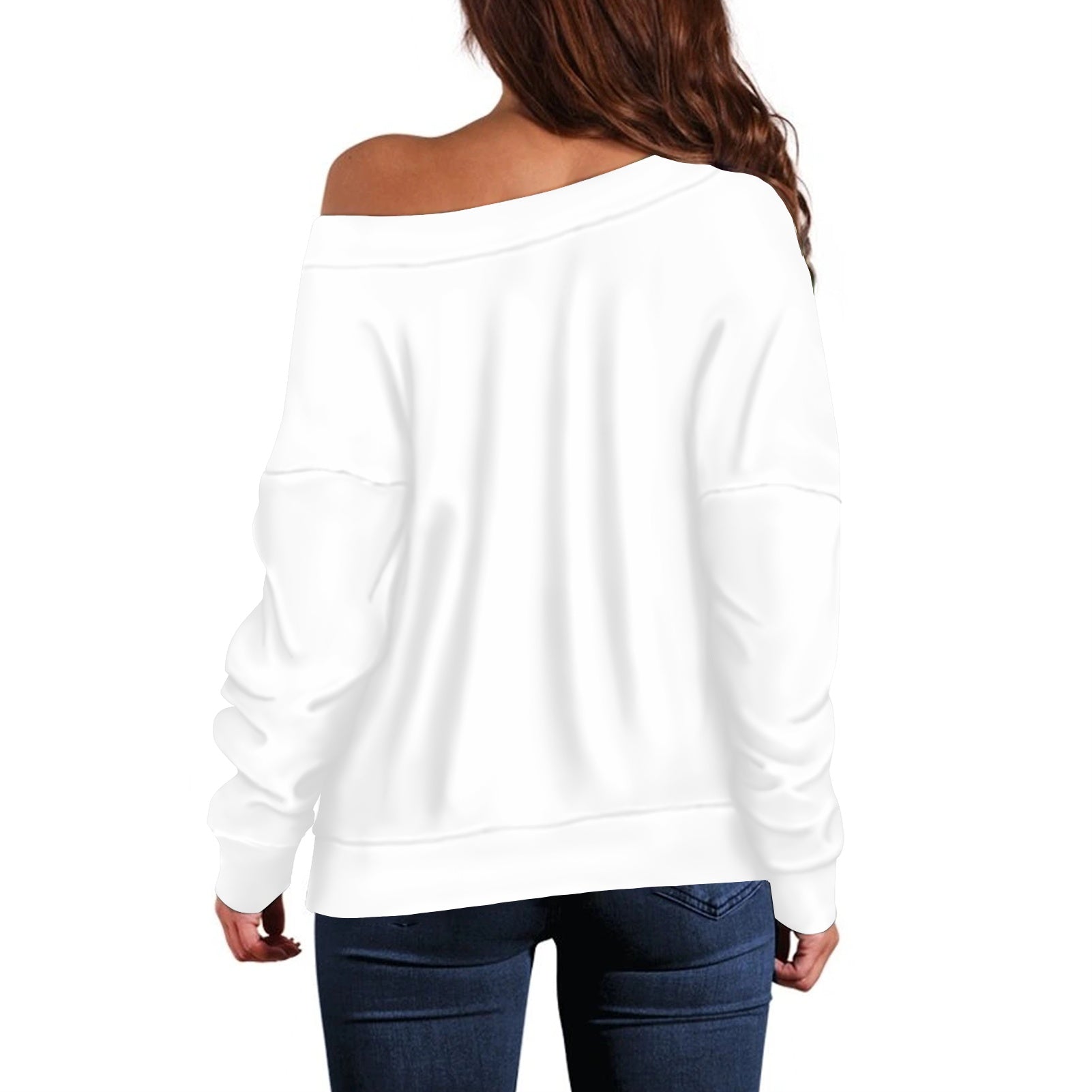 Pull femme – Style moderne à épaule dénudée, doux et extensible Luma Gorria vêtement  Pull femme Luma Gorria vêtement