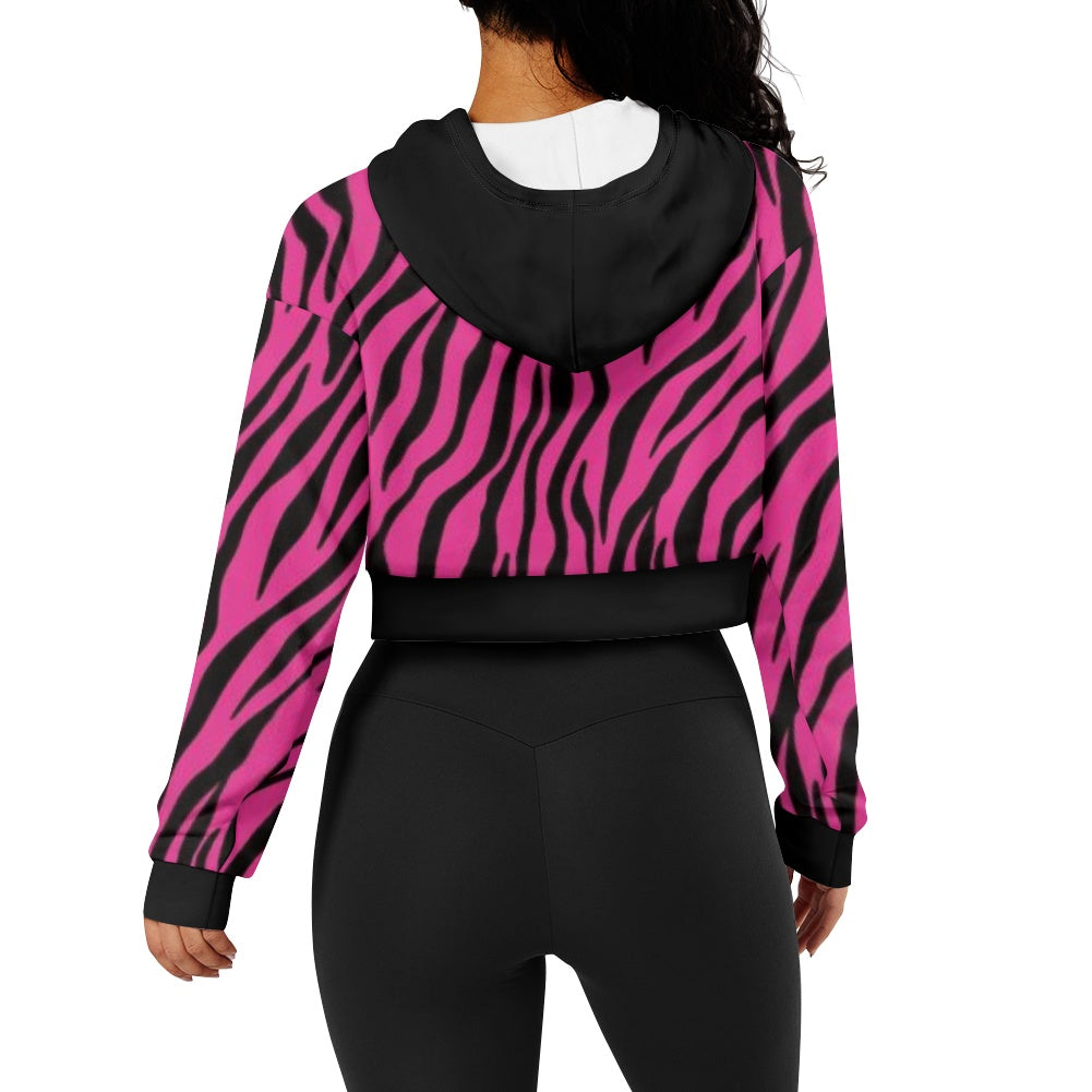 Sweat à capuche court femme – Zippé, tendance et confortable Luma Gorria vêtement  Sweat à capuche court femme Luma Gorria vêtement