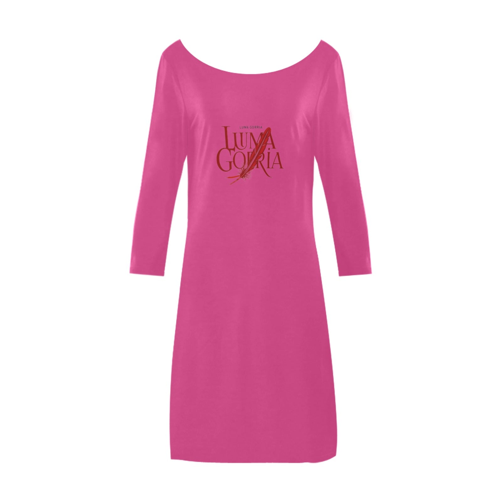 Robe trapèze femme – Col bateau, mi-longue, élégante et fluide