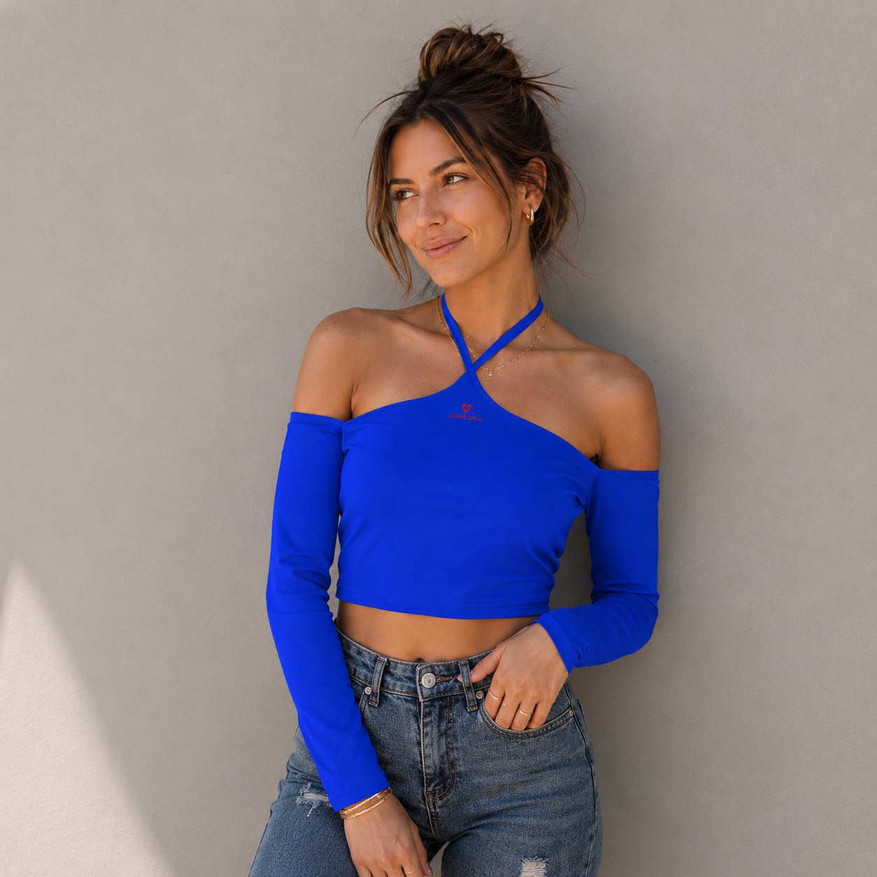 Haut dos nu à lacets pour femme – Crop top élégant & audacieux