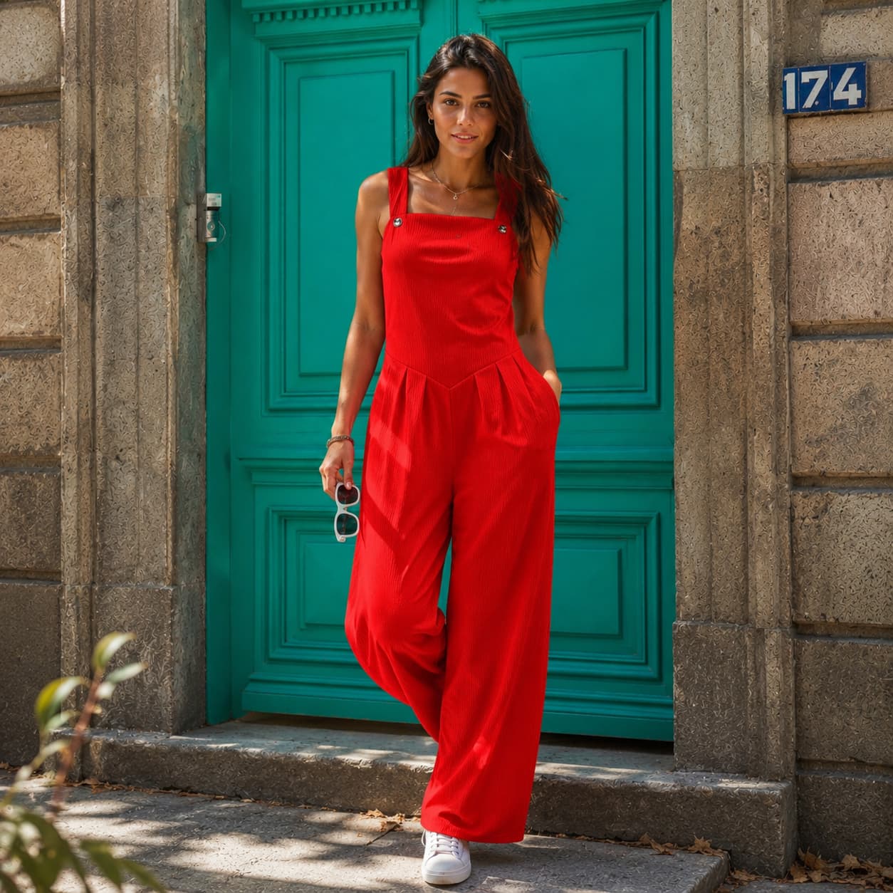 Combinaison pantalon femme jambes larges – Légère, élégante & estivale