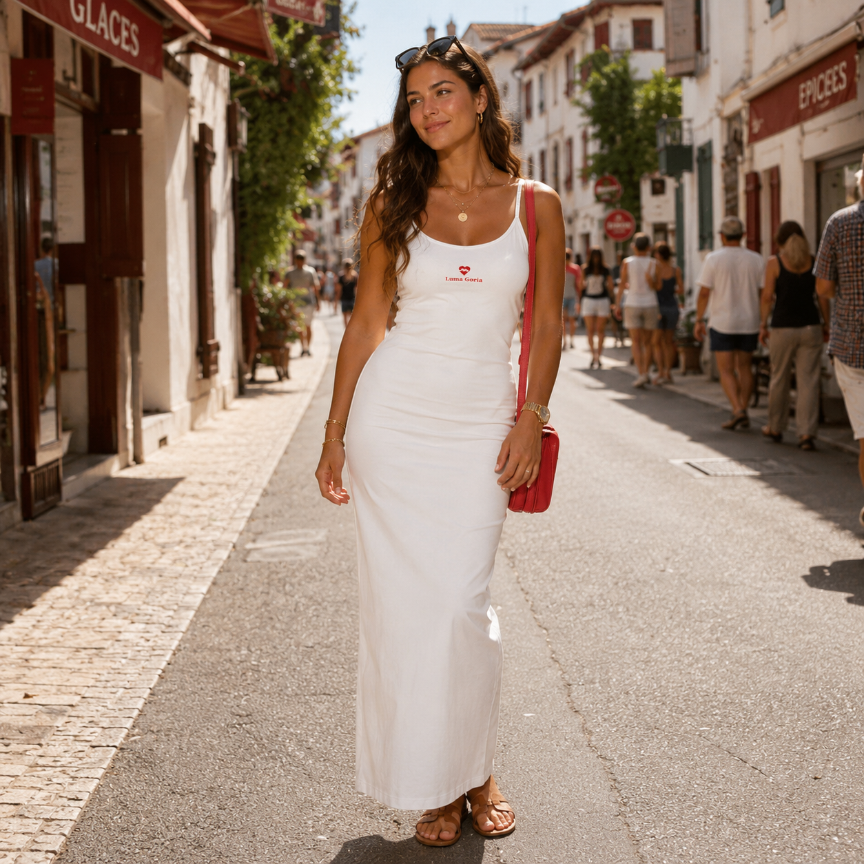 Robe longue en tulle transparent dos nu à bretelles spaghetti – Style audacieux & glamour