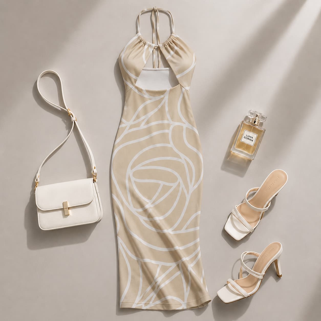 Robe longue sexy à bretelles décolleté plongeant – Élégance & silhouette sublimée