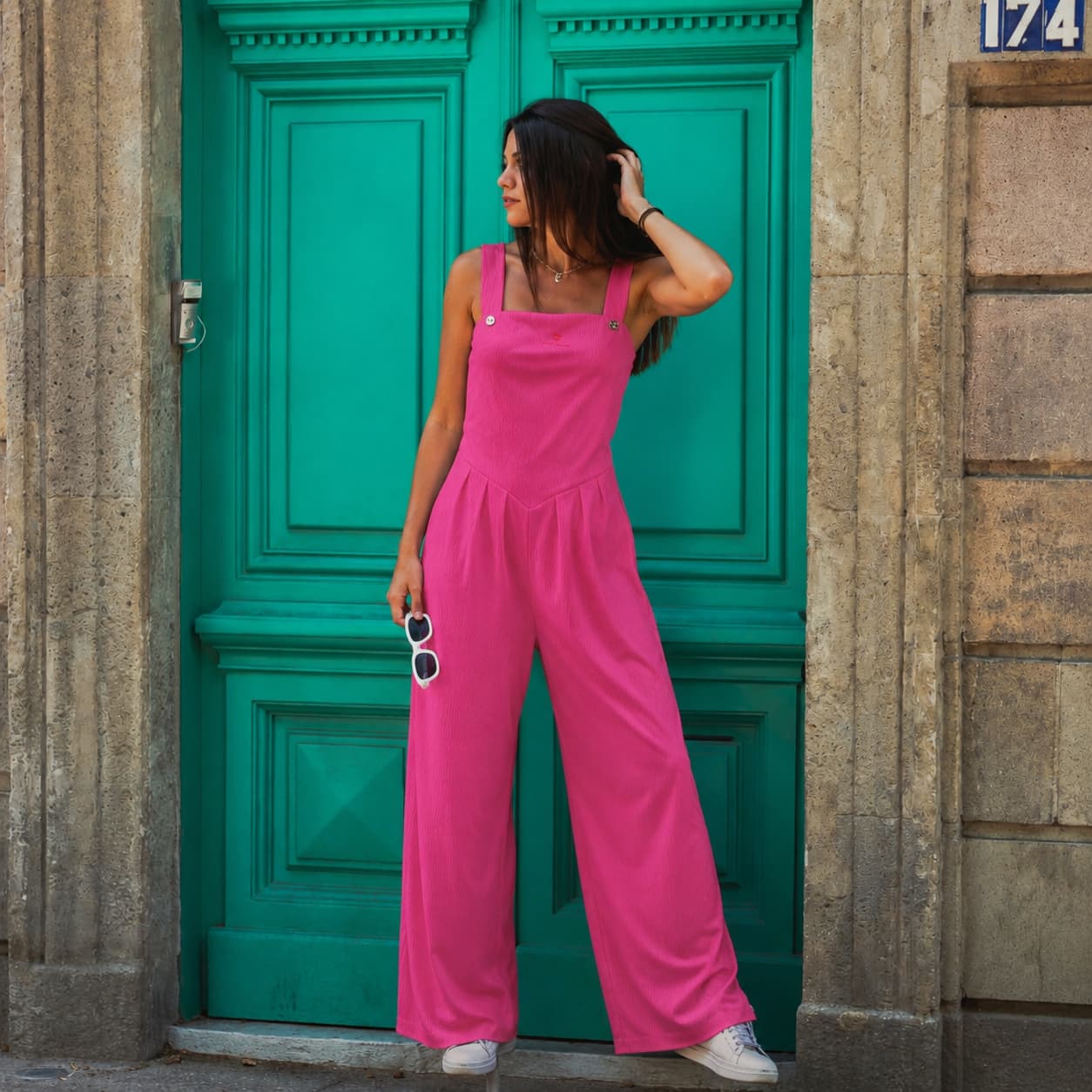Combinaison pantalon femme jambes larges – Légère, élégante & estivale