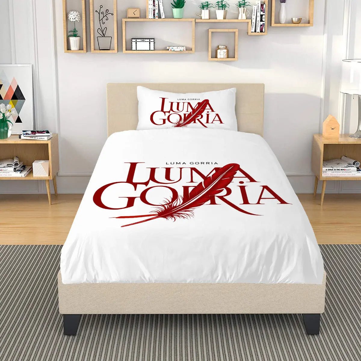 Housse de Couette et Taies d'Oreiller 100% Polyester – Douceur et Confort - Luma Gorria vêtement