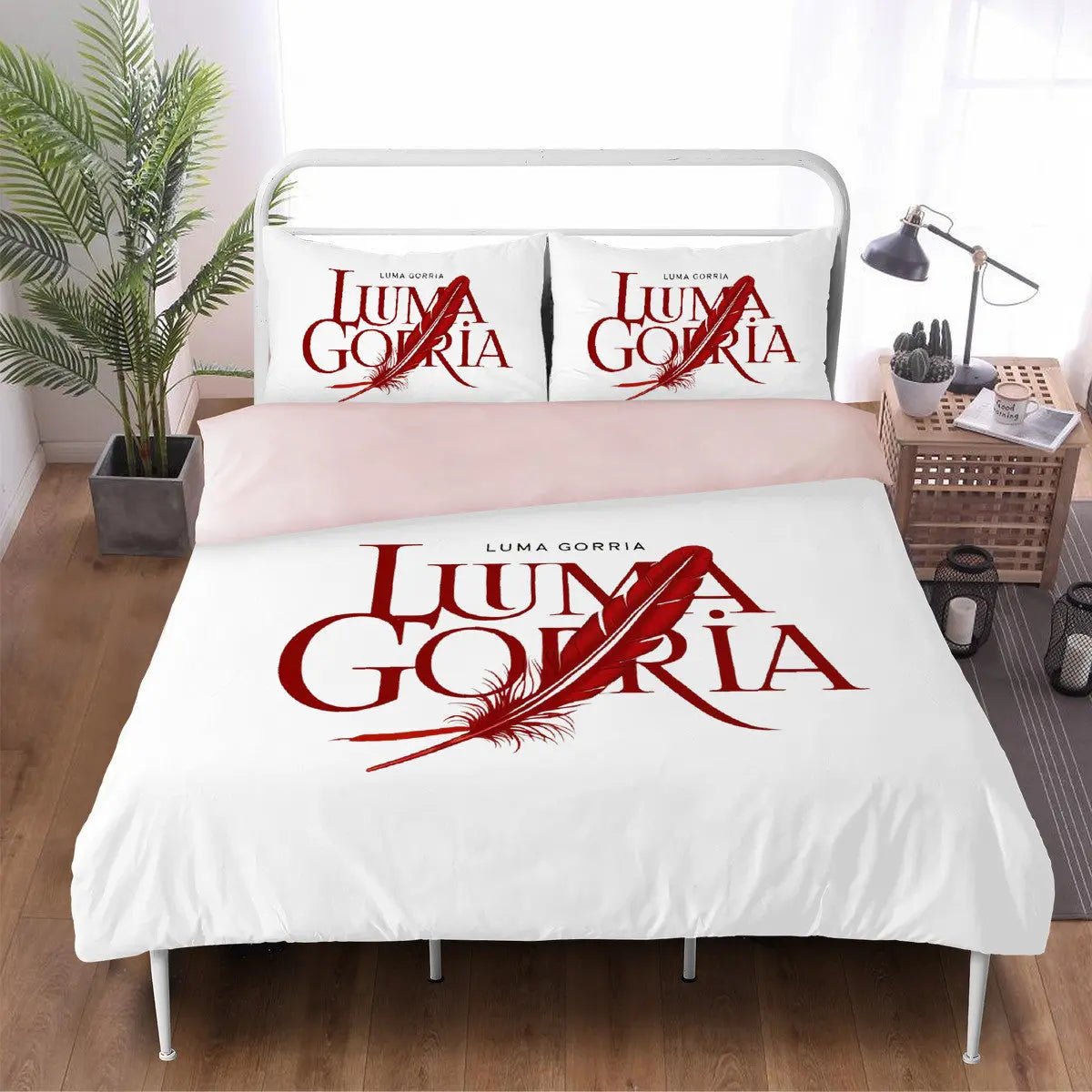Housse de Couette et Taies d'Oreiller 100% Polyester – Douceur et Confort - Luma Gorria vêtement