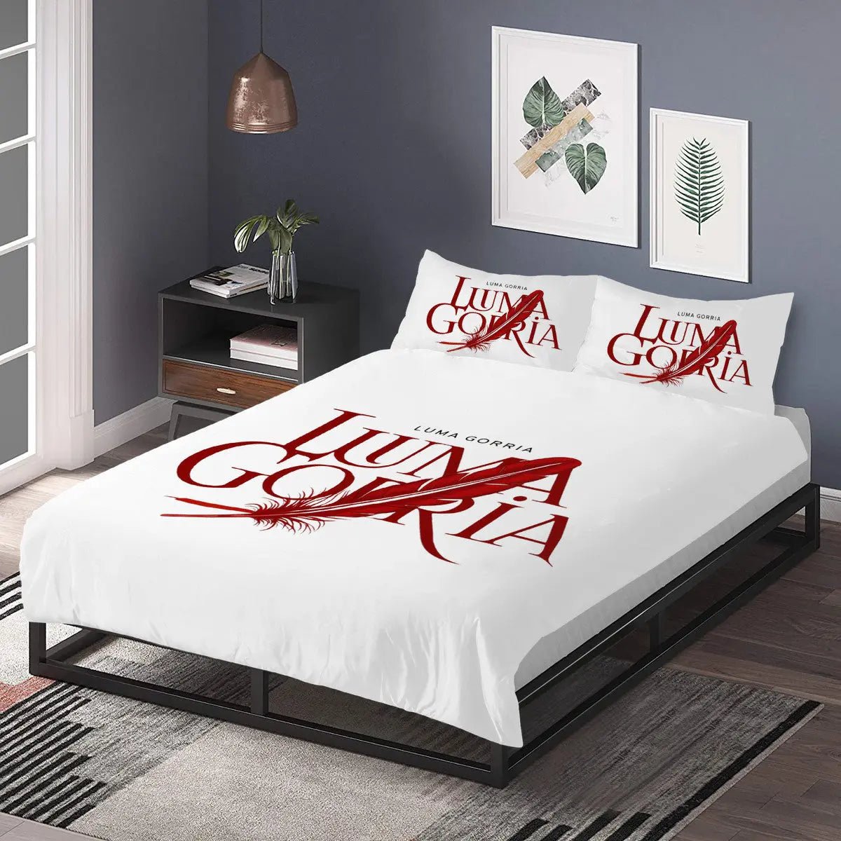 Housse de Couette et Taies d'Oreiller 100% Polyester – Douceur et Confort - Luma Gorria vêtement