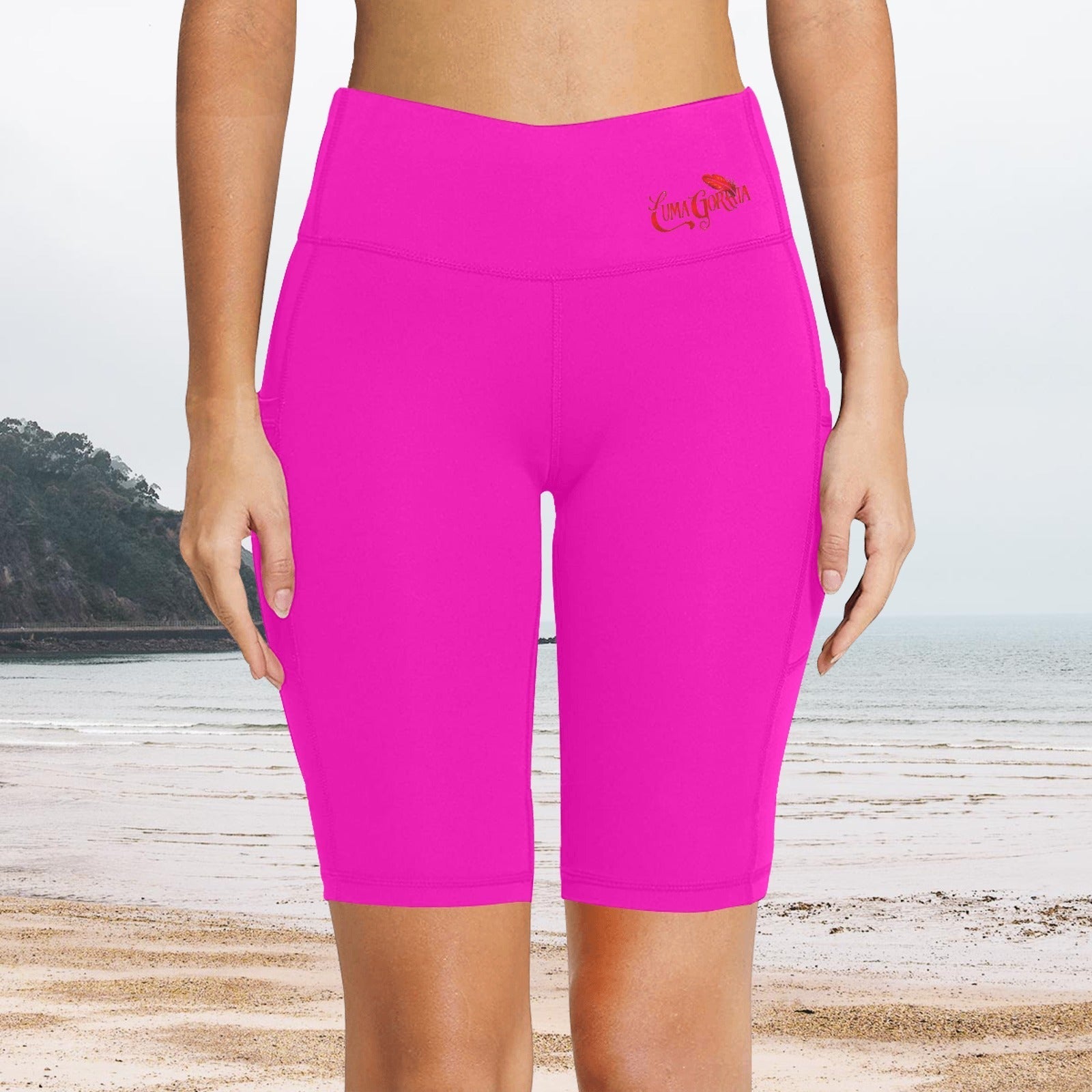 Legging Court Femme en Polyester Élasthanne – Flexibilité, Performance et Confort. "ERIKA". - Luma Gorria vêtement