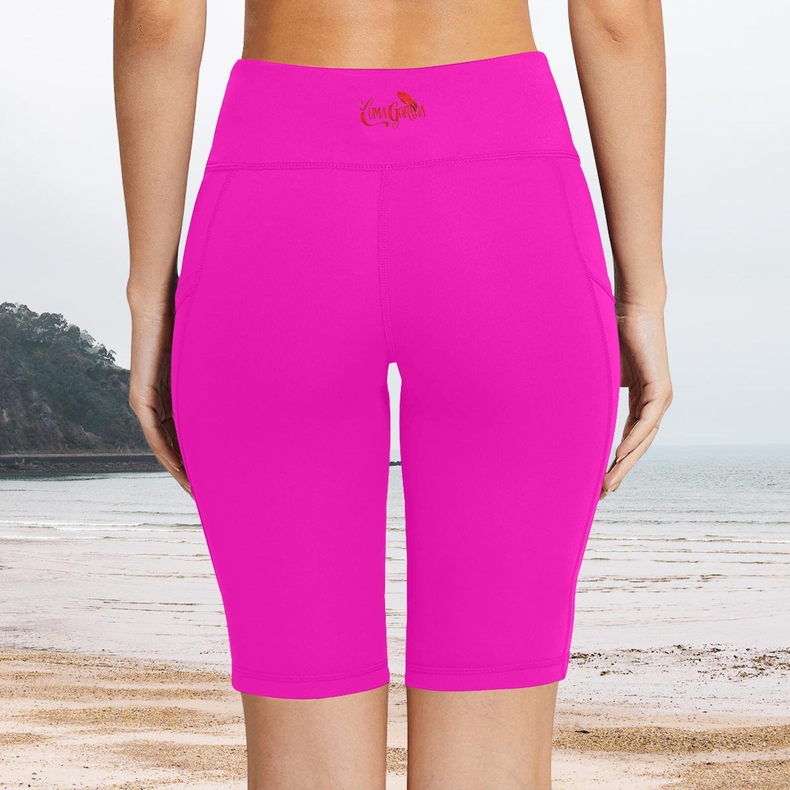Legging Court Femme en Polyester Élasthanne – Flexibilité, Performance et Confort. "ERIKA". - Luma Gorria vêtement
