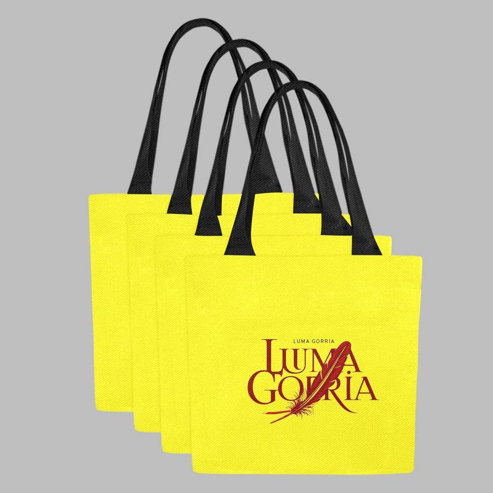 Lot 4 sacs fourre - tout toile – solides, écoresponsables - Luma Gorria vêtement