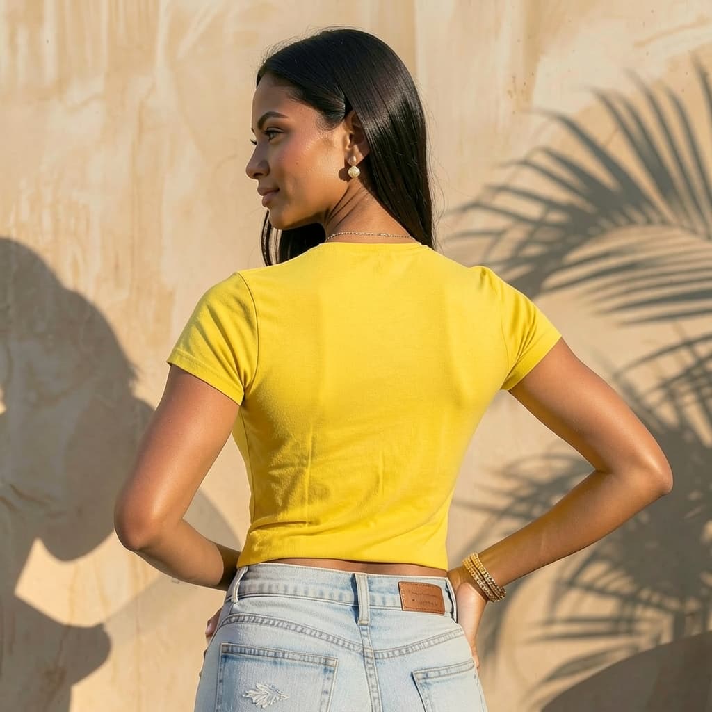 T-shirt slim fit pour femme – Style moderne & silhouette sublimée