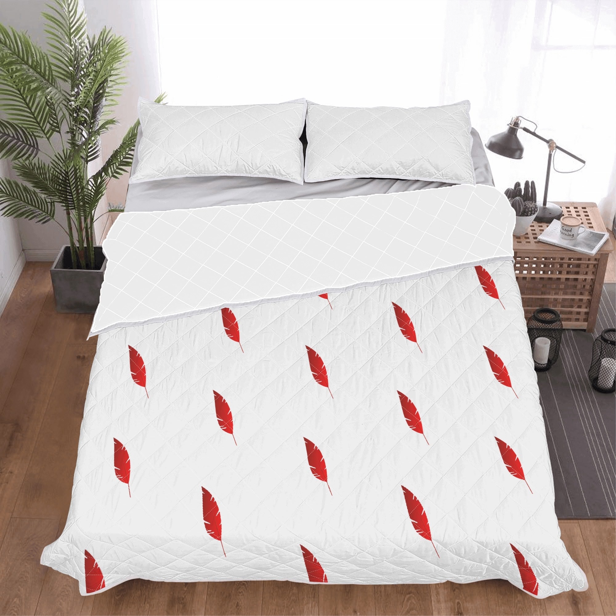 Parure de Lit 3 Pièces Coton Hypoallergénique - Luma Gorria vêtement