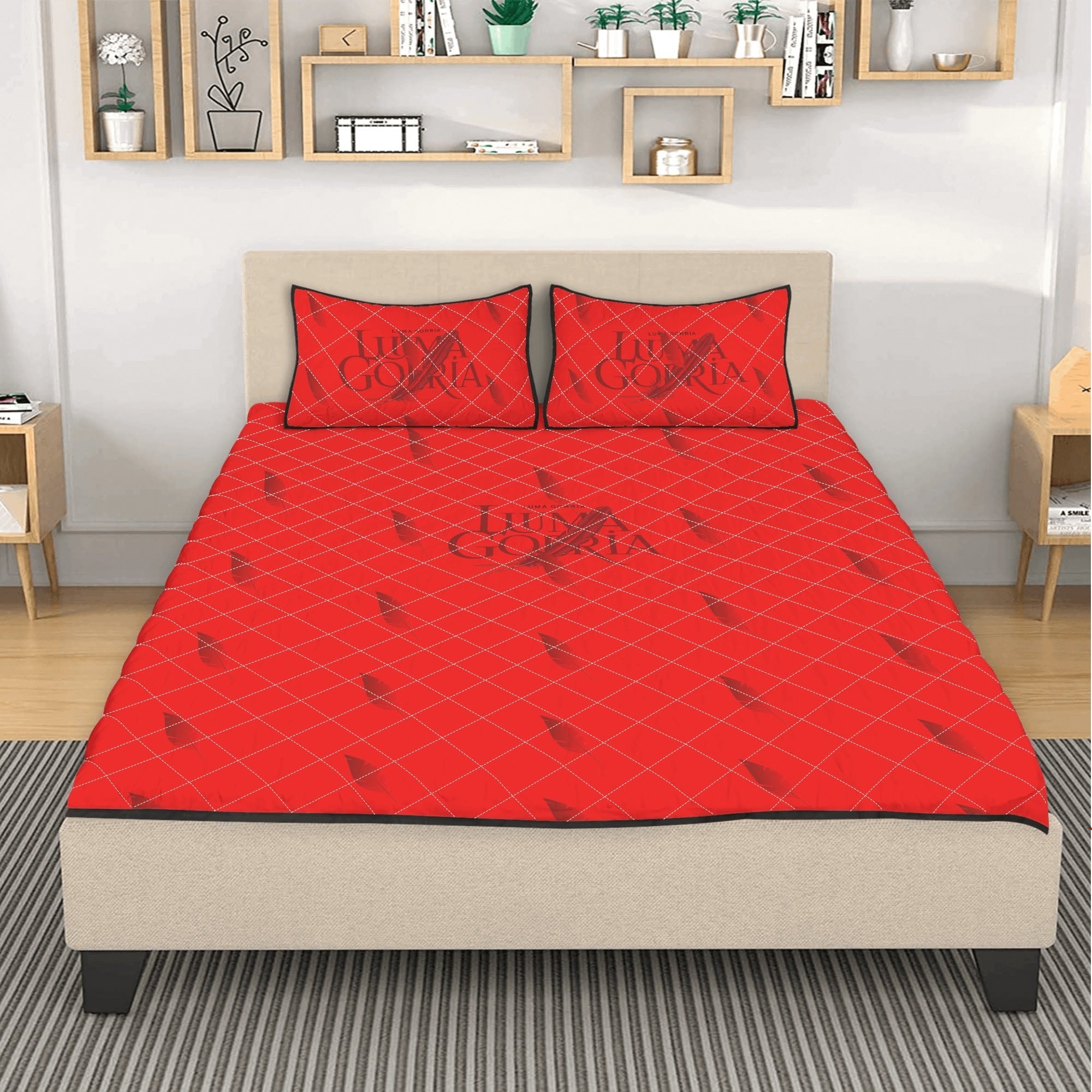 Parure de Lit 3 Pièces Coton Hypoallergénique - Luma Gorria vêtement