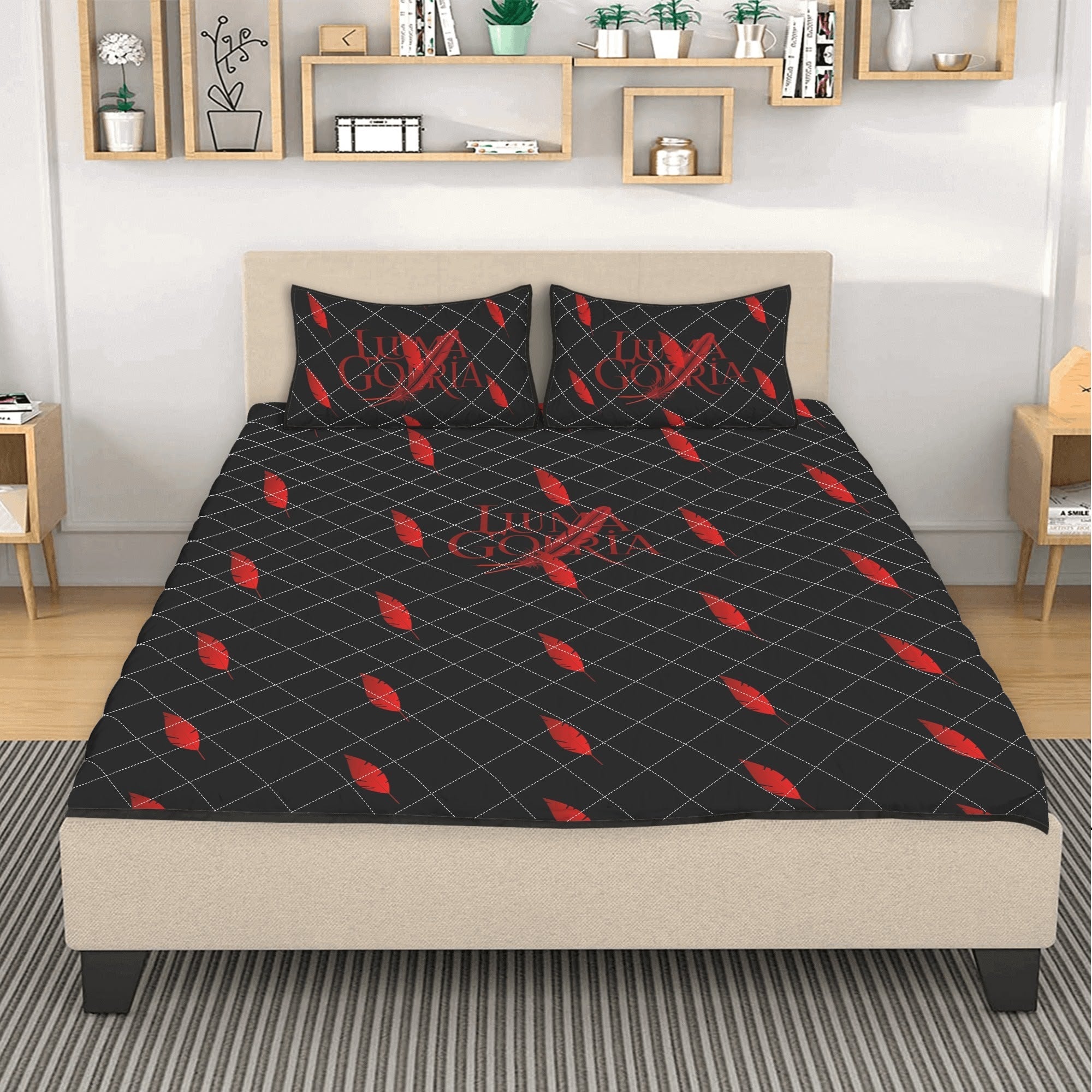 Parure de Lit 3 Pièces Coton Hypoallergénique - Luma Gorria vêtement