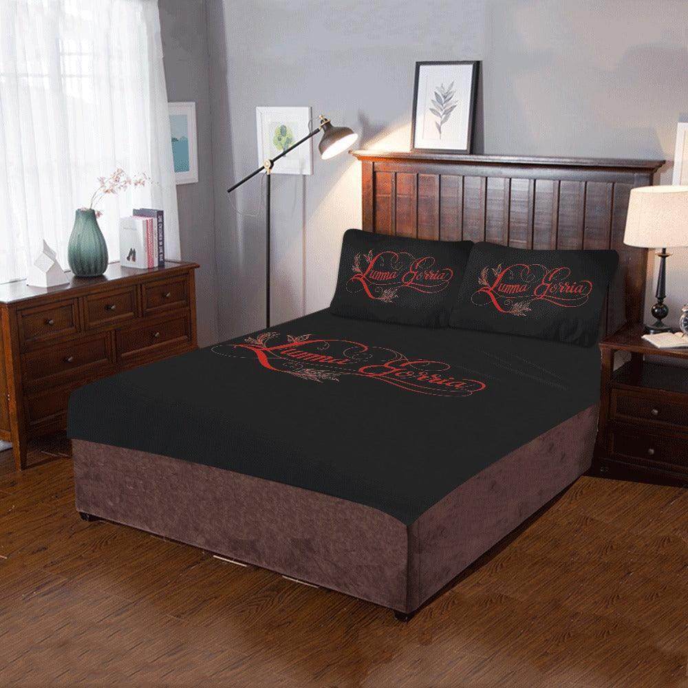 Parure de lit 3 pièces en polyester ultra doux - Luma Gorria vêtement