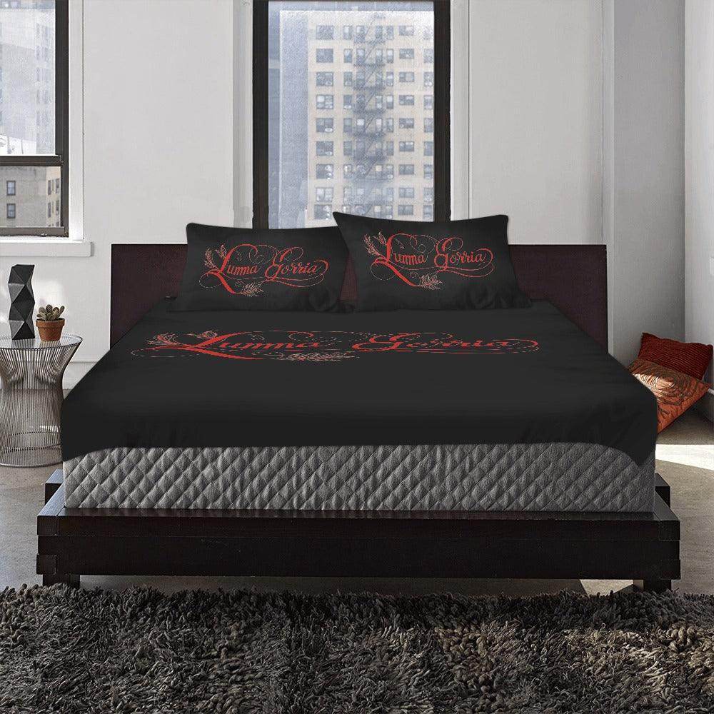 Parure de lit 3 pièces en polyester ultra doux - Luma Gorria vêtement