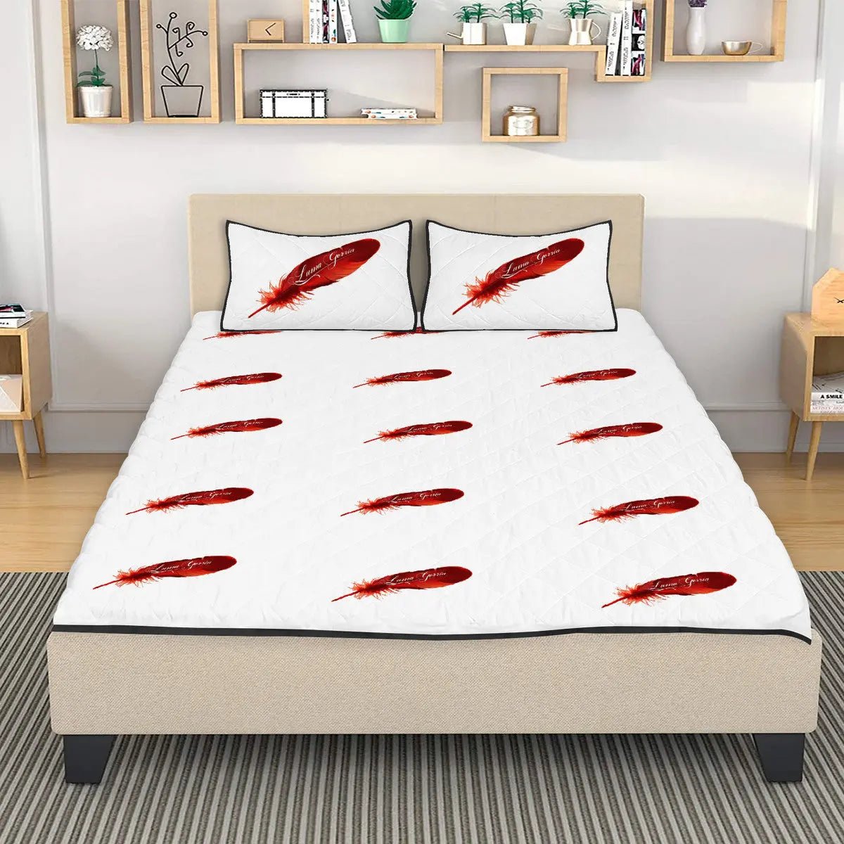 Parure de Lit Matelassée en Polyester – 2 Taies d’Oreiller - Luma Gorria vêtement