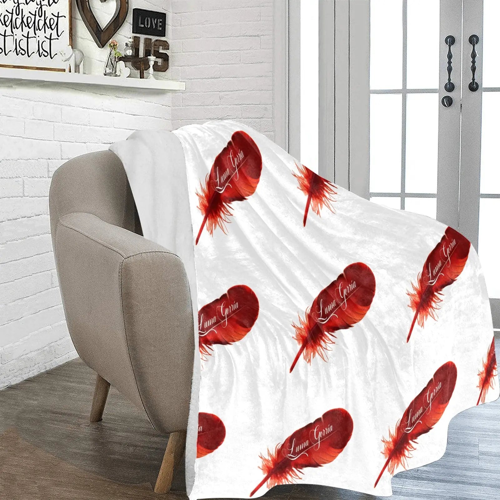 Plaid Polaire Cocooning. "LUMA GORRIA" - Luma Gorria vêtement