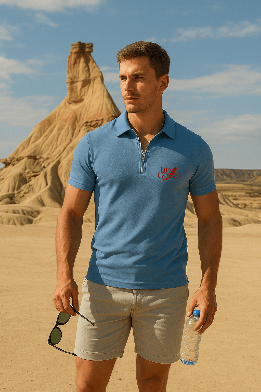 Polo homme slim fit confortable - Luma Gorria vêtement
