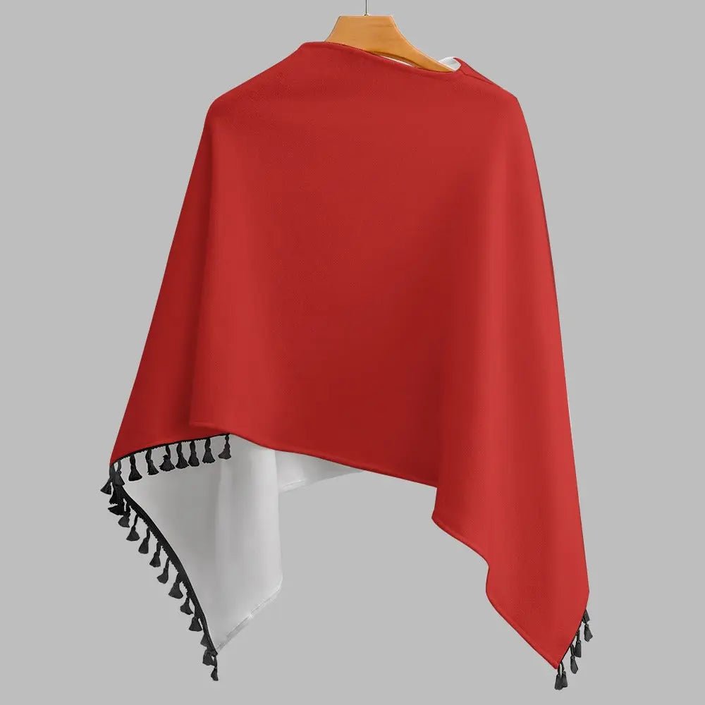 ✨PONCHO ÉLEGANT – Laissez - Vous Envelopper de Douceur et de Style ✨ "LINDA" - Luma Gorria vêtement