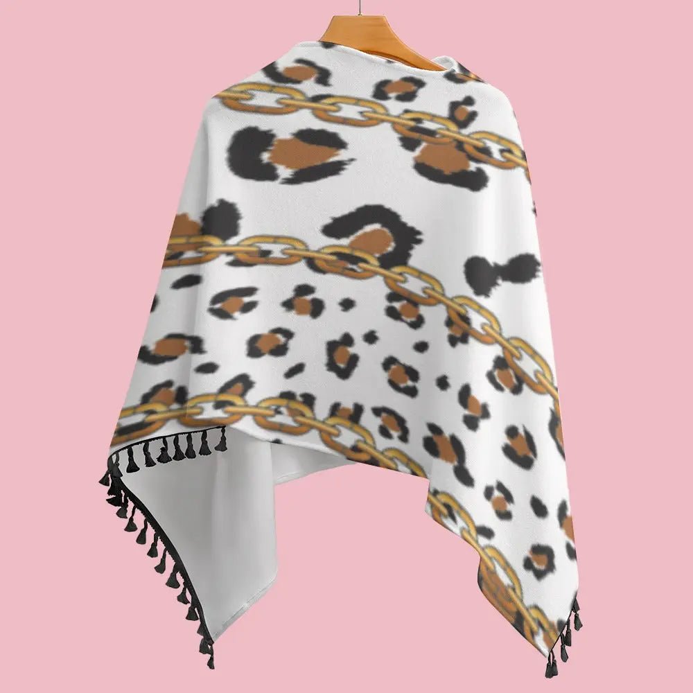 🍁PONCHO RAFFINÉ – Le Secret d’Un Look à la Fois Chic et Cosy 🍁" PANTHERIA" - Luma Gorria vêtement