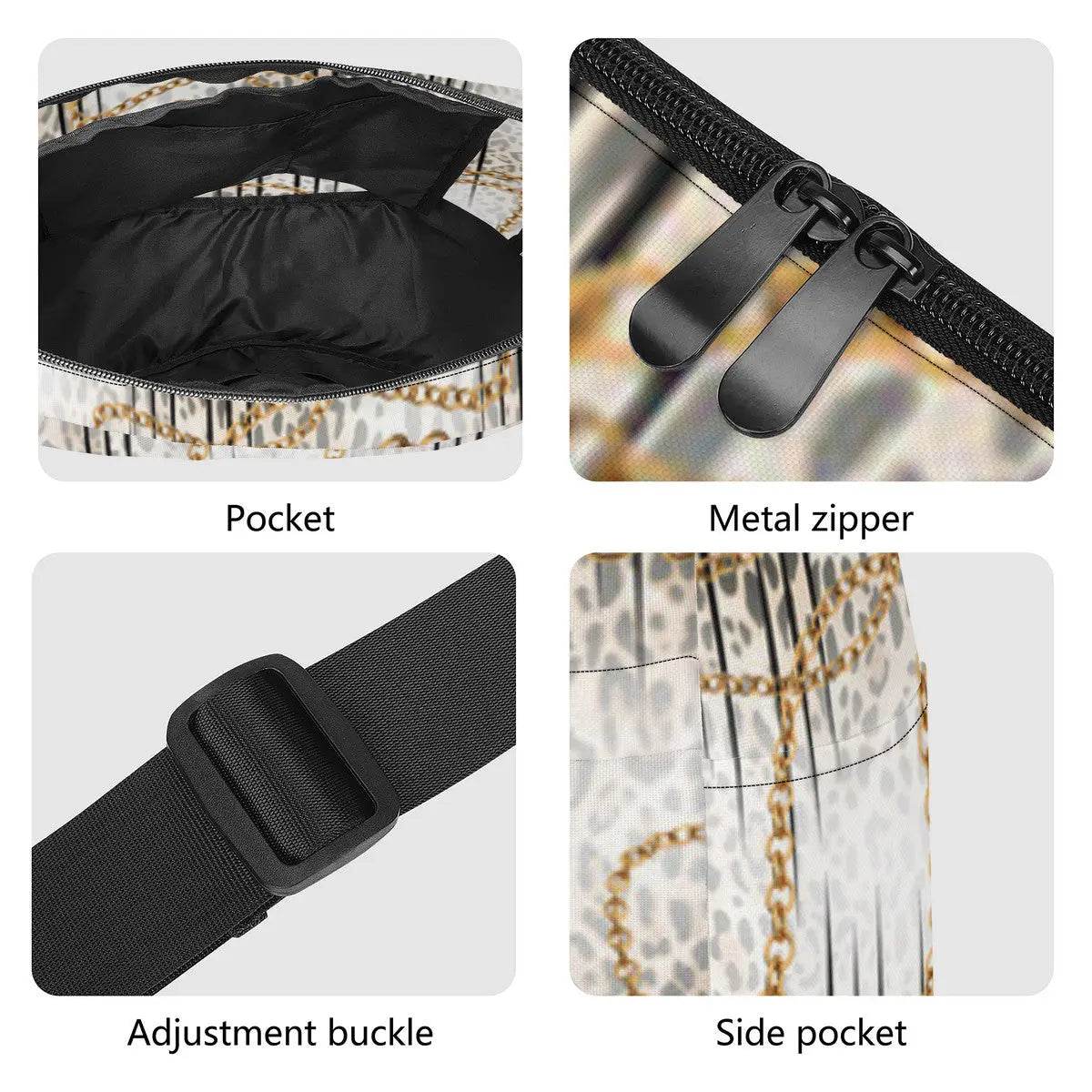 Sac à Main Élégant avec Bandoulière Réglable, Poche Latérale Zippée et Poche Avant – Pratique et Stylé - Luma Gorria vêtement