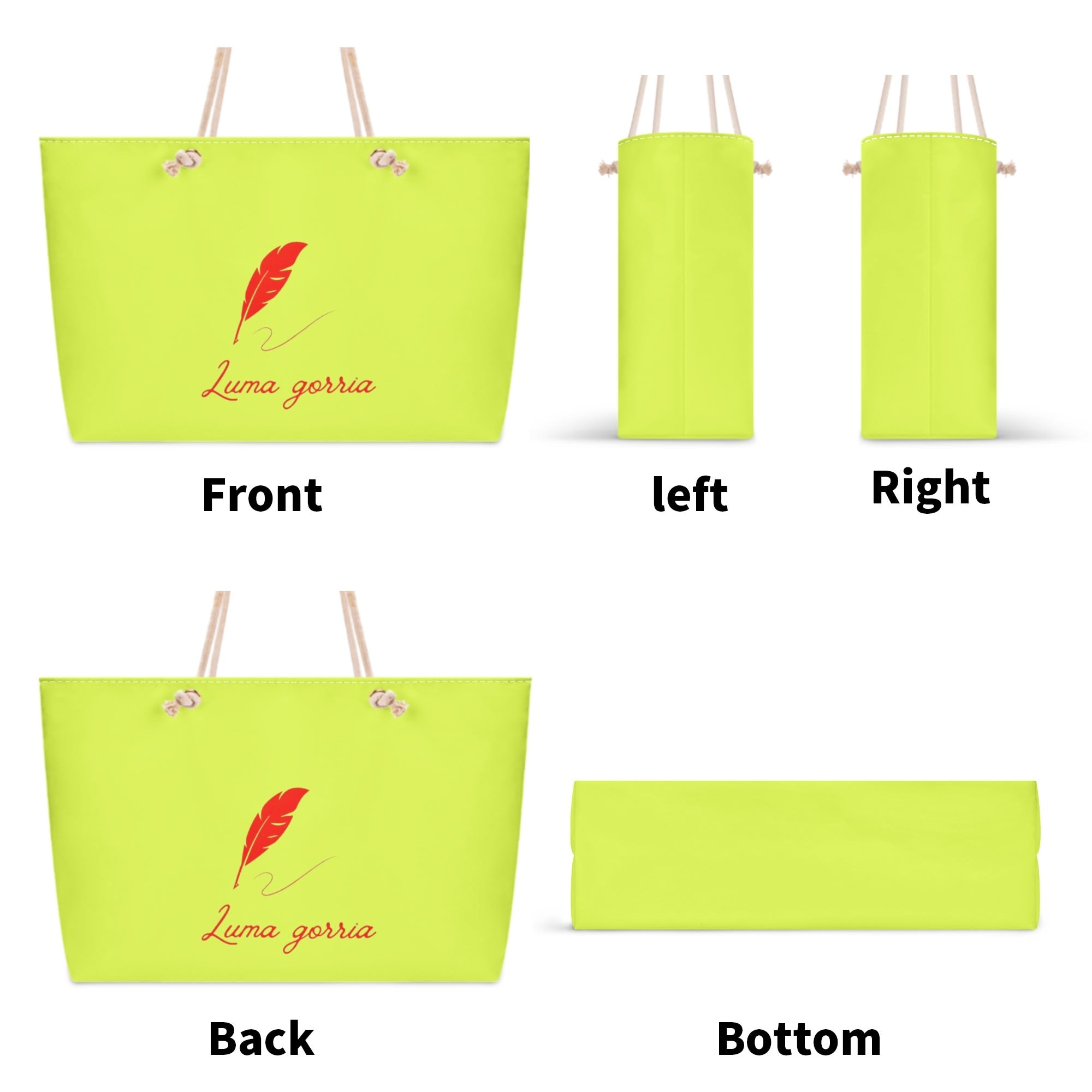 Sac de plage femme spacieux - Luma Gorria vêtement