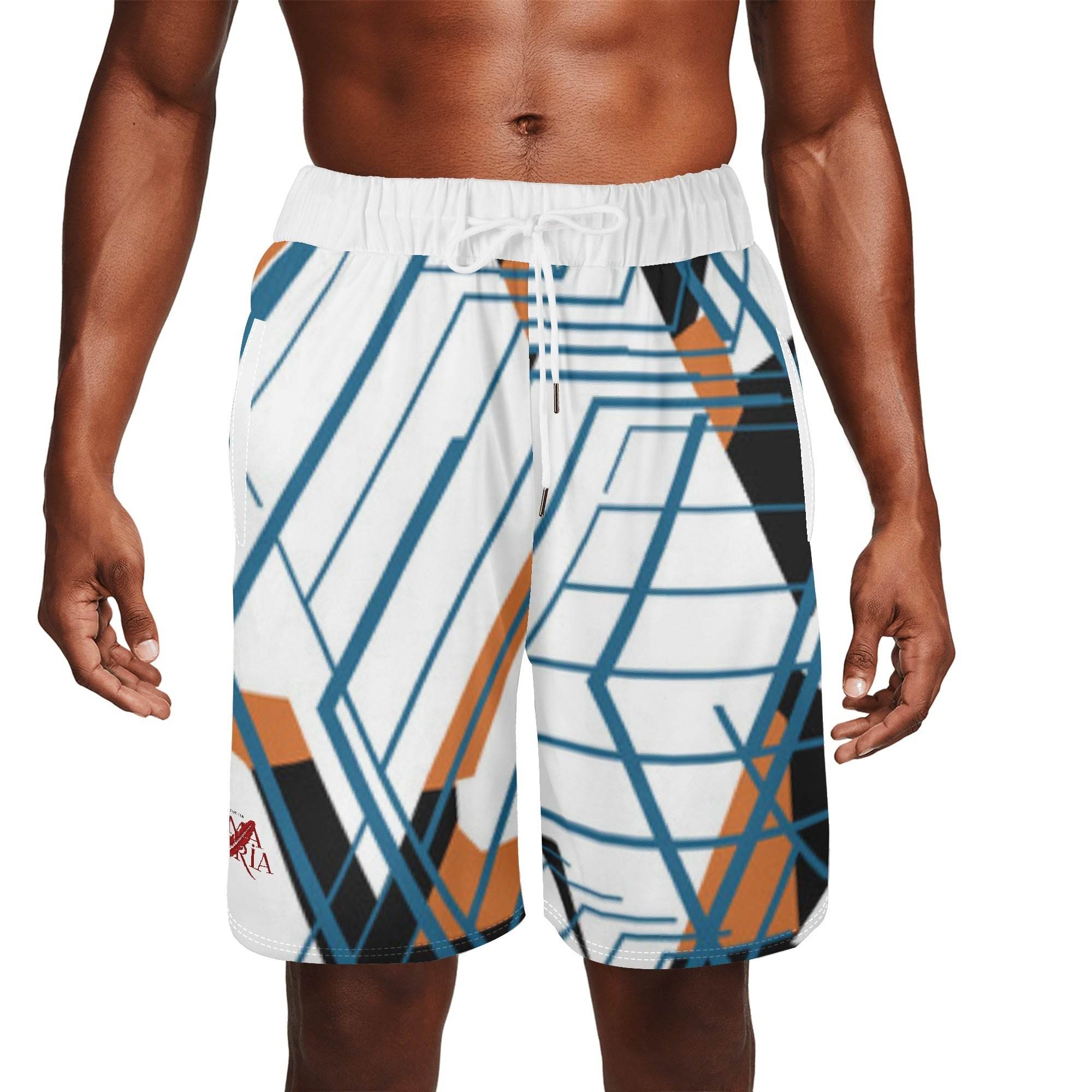 Mens Basketball Mesh Shorts Sea Life Swim Trunks popcustoms 21.98  Luma Gorria vêtement