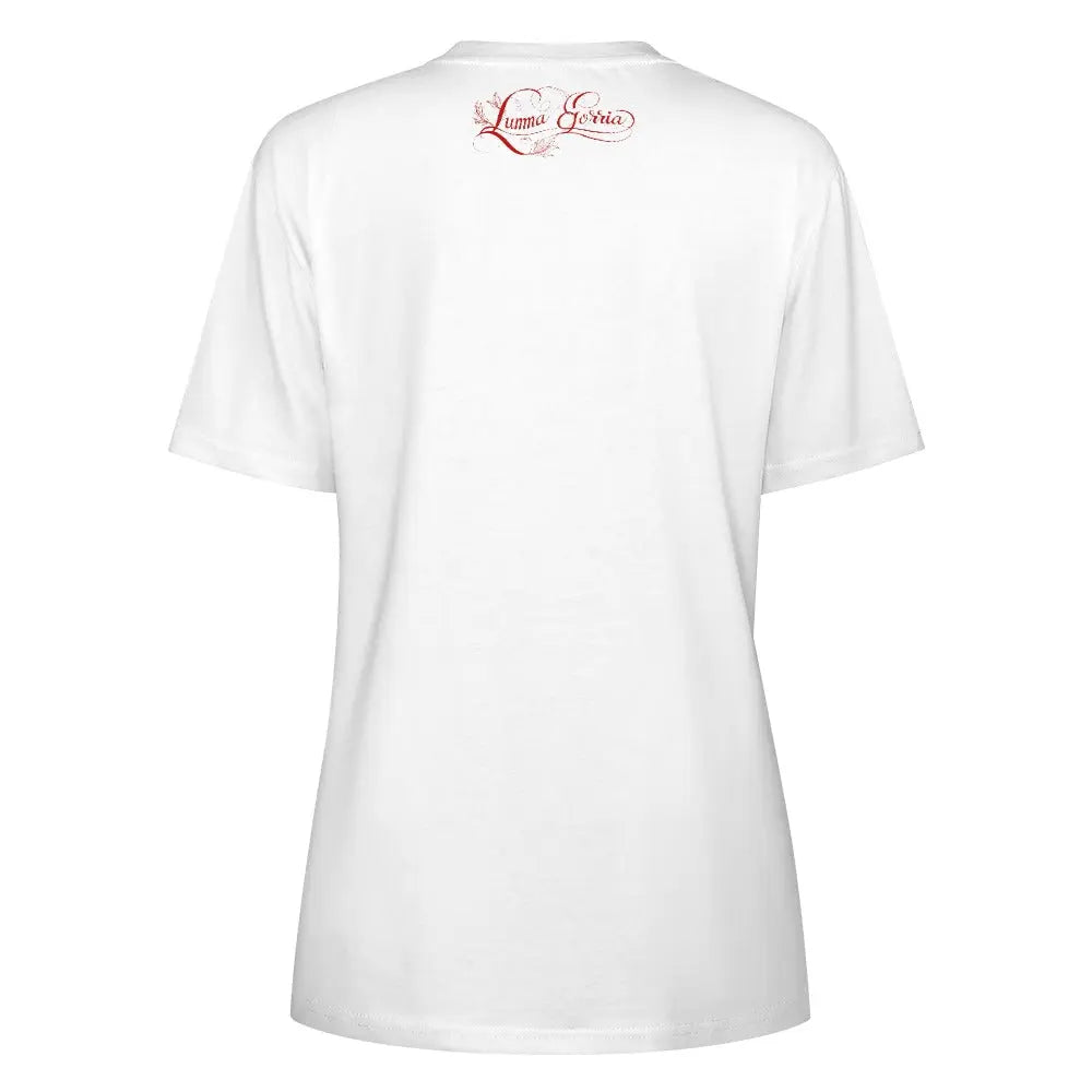 T - SHIRT Femme 100% Coton avec Message Positif – Alliez Confort et Positivité. "MODESTA". - Luma Gorria vêtement