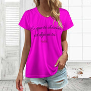 T-shirt Femme Col V. Tendance - Luma Gorria vêtement