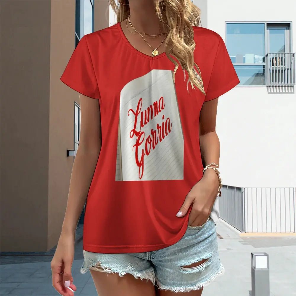 T - SHIRT Femme "LUMA GORRIA". L'histoire S'écrit à Chaque Instant. "KARINA". - Luma Gorria vêtement