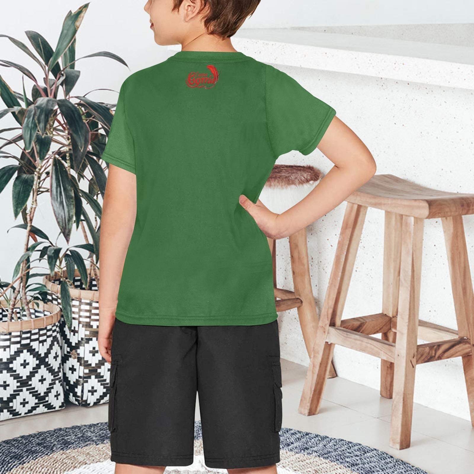 T - SHIRT Garçon 100% Polyester – Confort, Durabilité et Style Moderne. "ZENO". - Luma Gorria vêtement