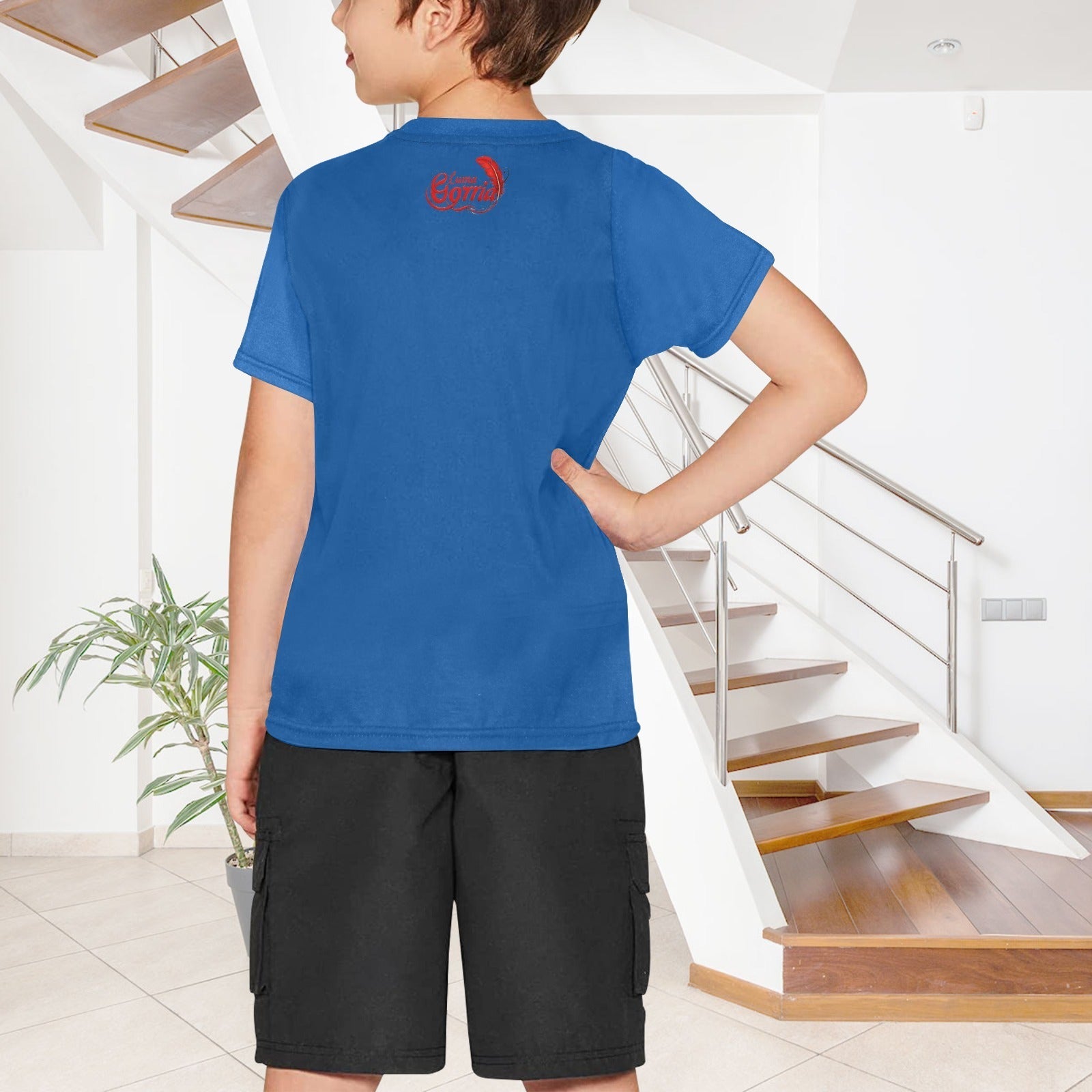 T - SHIRT Garçon 100% Polyester – Confort Durable et Design Tendance. "MILO". - Luma Gorria vêtement