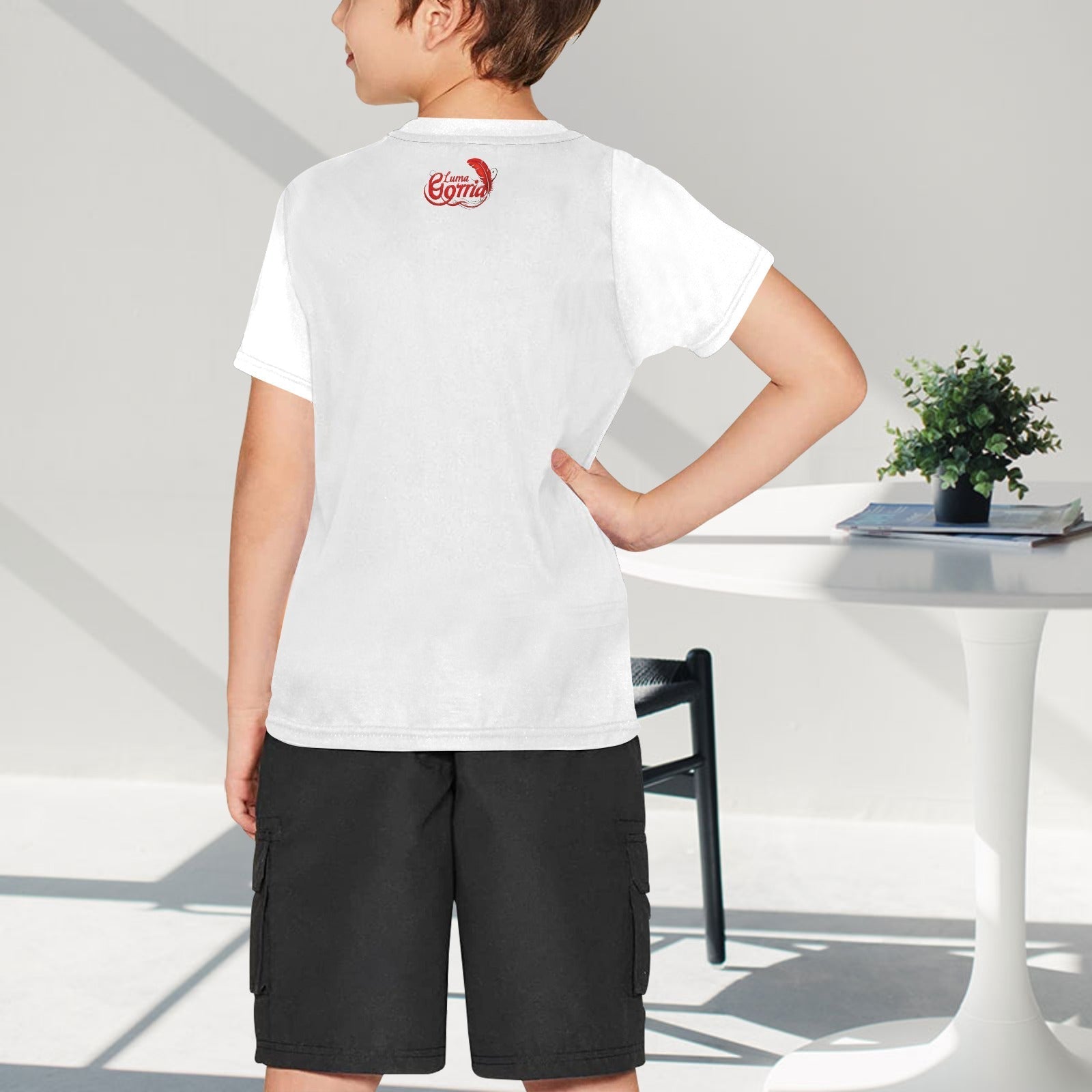 T - SHIRT Garçon 100% Polyester – Confort et Style Inégalé au Quotidien. "MANO". - Luma Gorria vêtement