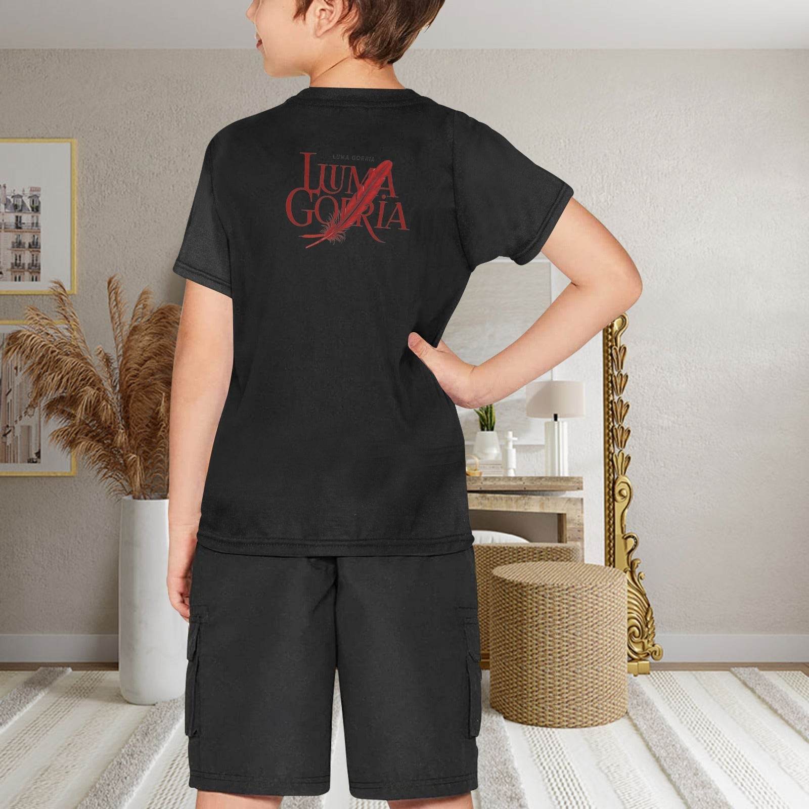 T - SHIRT Garçon 100% Polyester – Confort et Style Moderne - Luma Gorria vêtement