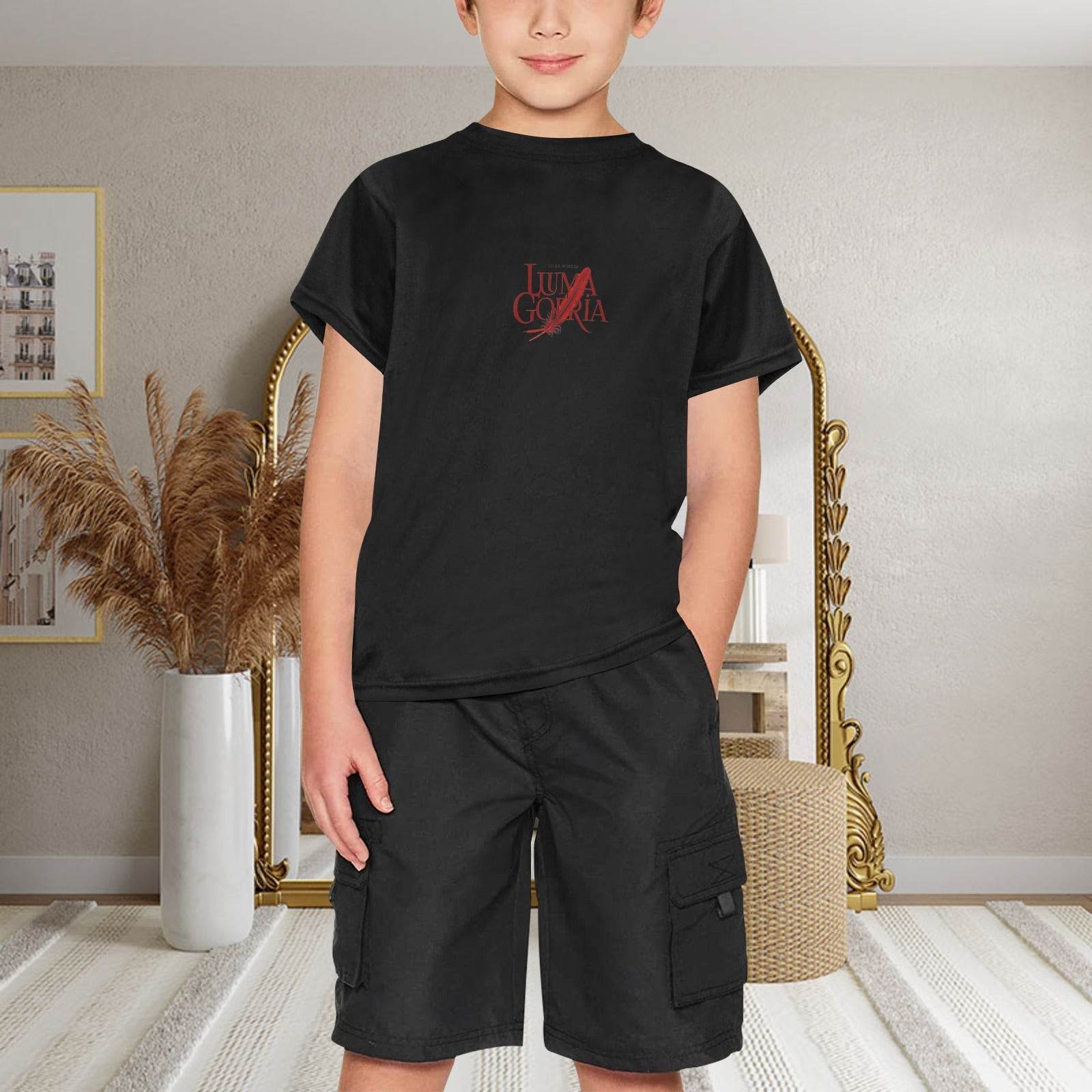 T - SHIRT Garçon 100% Polyester – Confort et Style Moderne - Luma Gorria vêtement