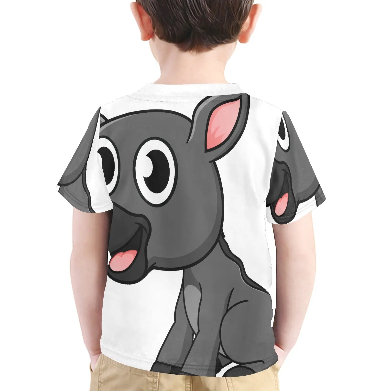 T - SHIRT Garçon 100% Polyester – Confort Quotidien et Style Actuel. "KEALO". - Luma Gorria vêtement